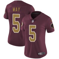 Nike Washington Commanders #5 Tress Way Burgundy Alternate Women's Stitched NFL Vapor Untouchable Limited Jersey