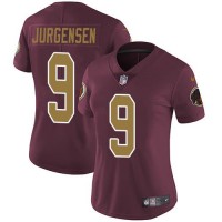 Nike Washington Commanders #9 Sonny Jurgensen Burgundy Red Alternate Women's Stitched NFL Vapor Untouchable Limited Jersey
