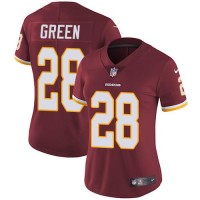 Nike Washington Commanders #28 Darrell Green Burgundy Red Team Color Women's Stitched NFL Vapor Untouchable Limited Jersey