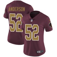 Nike Washington Commanders #52 Ryan Anderson Burgundy Red Alternate Women's Stitched NFL Vapor Untouchable Limited Jersey