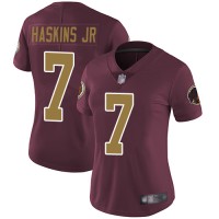 Nike Washington Commanders #7 Dwayne Haskins Jr Burgundy Red Alternate Women's Stitched NFL Vapor Untouchable Limited Jersey