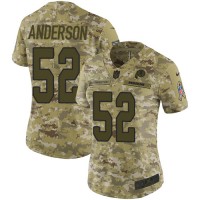 Nike Washington Commanders #52 Ryan Anderson Camo Women's Stitched NFL Limited 2018 Salute to Service Jersey