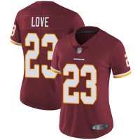 Nike Washington Commanders #23 Bryce Love Burgundy Red Team Color Women's Stitched NFL Vapor Untouchable Limited Jersey