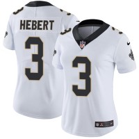 Nike New Orleans Saints #3 Bobby Hebert White Women's Stitched NFL Vapor Untouchable Limited Jersey