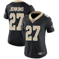 Nike New Orleans Saints #27 Malcolm Jenkins Black Team Color Women's Stitched NFL Vapor Untouchable Limited Jersey
