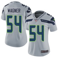 Nike Seattle Seahawks #54 Bobby Wagner Grey Alternate Women's Stitched NFL Vapor Untouchable Limited Jersey