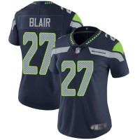 Nike Seattle Seahawks #27 Marquise Blair Steel Blue Team Color Women's Stitched NFL Vapor Untouchable Limited Jersey