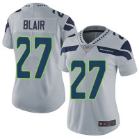 Nike Seattle Seahawks #27 Marquise Blair Grey Alternate Women's Stitched NFL Vapor Untouchable Limited Jersey