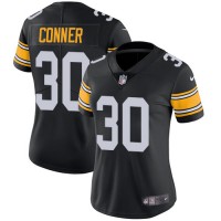 Nike Pittsburgh Steelers #30 James Conner Black Alternate Women's Stitched NFL Vapor Untouchable Limited Jersey