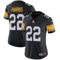 Nike Pittsburgh Steelers #22 Najee Harris Black Alternate Women's Stitched NFL Vapor Untouchable Limited Jersey
