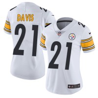 Nike Pittsburgh Steelers #21 Sean Davis White Women's Stitched NFL Vapor Untouchable Limited Jersey
