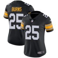 Nike Pittsburgh Steelers #25 Artie Burns Black Alternate Women's Stitched NFL Vapor Untouchable Limited Jersey