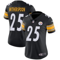 Nike Pittsburgh Steelers #25 Ahkello Witherspoon Black Team Color Women's Stitched NFL Vapor Untouchable Limited Jersey
