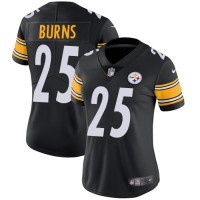 Nike Pittsburgh Steelers #25 Artie Burns Black Team Color Women's Stitched NFL Vapor Untouchable Limited Jersey