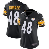 Nike Pittsburgh Steelers #48 Bud Dupree Black Team Color Women's Stitched NFL Vapor Untouchable Limited Jersey