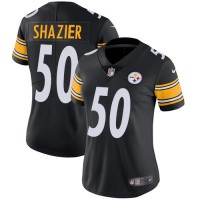 Nike Pittsburgh Steelers #50 Ryan Shazier Black Team Color Women's Stitched NFL Vapor Untouchable Limited Jersey