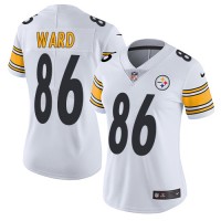 Nike Pittsburgh Steelers #86 Hines Ward White Women's Stitched NFL Vapor Untouchable Limited Jersey