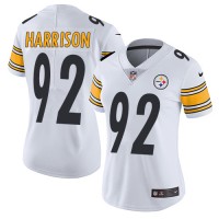 Nike Pittsburgh Steelers #92 James Harrison White Women's Stitched NFL Vapor Untouchable Limited Jersey
