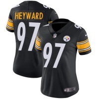 Nike Pittsburgh Steelers #97 Cameron Heyward Black Team Color Women's Stitched NFL Vapor Untouchable Limited Jersey