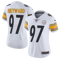Nike Pittsburgh Steelers #97 Cameron Heyward White Women's Stitched NFL Vapor Untouchable Limited Jersey
