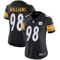 Nike Pittsburgh Steelers #98 Vince Williams Black Team Color Women's Stitched NFL Vapor Untouchable Limited Jersey