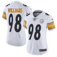 Nike Pittsburgh Steelers #98 Vince Williams White Women's Stitched NFL Vapor Untouchable Limited Jersey