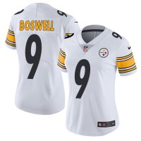 Nike Pittsburgh Steelers #9 Chris Boswell White Women's Stitched NFL Vapor Untouchable Limited Jersey