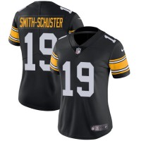 Nike Pittsburgh Steelers #19 JuJu Smith-Schuster Black Alternate Women's Stitched NFL Vapor Untouchable Limited Jersey