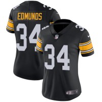 Nike Pittsburgh Steelers #34 Terrell Edmunds Black Alternate Women's Stitched NFL Vapor Untouchable Limited Jersey