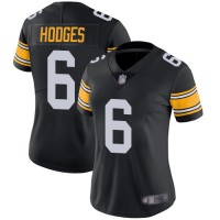 Nike Pittsburgh Steelers #6 Devlin Hodges Black Alternate Women's Stitched NFL Vapor Untouchable Limited Jersey
