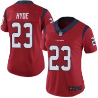 Nike Houston Texans #23 Carlos Hyde Red Alternate Women's Stitched NFL Vapor Untouchable Limited Jersey
