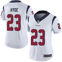 Nike Houston Texans #23 Carlos Hyde White Women's Stitched NFL Vapor Untouchable Limited Jersey
