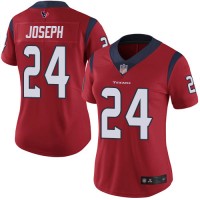 Nike Houston Texans #24 Johnathan Joseph Red Alternate Women's Stitched NFL Vapor Untouchable Limited Jersey
