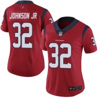 Nike Houston Texans #32 Lonnie Johnson Jr. Red Alternate Women's Stitched NFL Vapor Untouchable Limited Jersey
