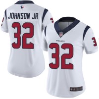 Nike Houston Texans #32 Lonnie Johnson Jr. White Women's Stitched NFL Vapor Untouchable Limited Jersey