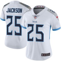 Nike Tennessee Titans #25 Adoree' Jackson White Women's Stitched NFL Vapor Untouchable Limited Jersey