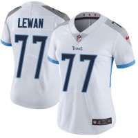 Nike Tennessee Titans #77 Taylor Lewan White Women's Stitched NFL Vapor Untouchable Limited Jersey