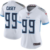 Nike Tennessee Titans #99 Jurrell Casey White Women's Stitched NFL Vapor Untouchable Limited Jersey