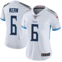 Nike Tennessee Titans #6 Brett Kern White Women's Stitched NFL Vapor Untouchable Limited Jersey