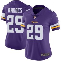 Nike Minnesota Vikings #29 Xavier Rhodes Purple Team Color Women's Stitched NFL Vapor Untouchable Limited Jersey