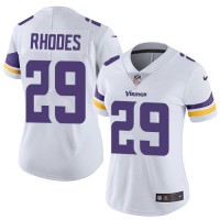 Nike Minnesota Vikings #29 Xavier Rhodes White Women's Stitched NFL Vapor Untouchable Limited Jersey