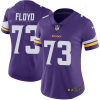 Nike Minnesota Vikings #73 Sharrif Floyd Purple Team Color Women's Stitched NFL Vapor Untouchable Limited Jersey
