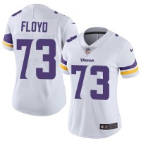 Nike Minnesota Vikings #73 Sharrif Floyd White Women's Stitched NFL Vapor Untouchable Limited Jersey