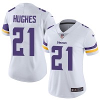 Nike Minnesota Vikings #21 Mike Hughes White Women's Stitched NFL Vapor Untouchable Limited Jersey