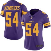 Nike Minnesota Vikings #54 Eric Kendricks Purple Women's Stitched NFL Limited Rush Jersey