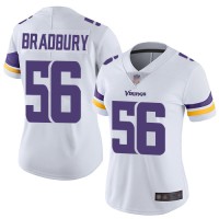 Nike Minnesota Vikings #56 Garrett Bradbury White Women's Stitched NFL Vapor Untouchable Limited Jersey