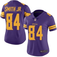 Nike Minnesota Vikings #84 Irv Smith Jr. Purple Women's Stitched NFL Limited Rush Jersey