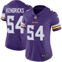 Nike Minnesota Vikings #54 Eric Kendricks Purple Team Color Women's Stitched NFL Vapor Untouchable Limited Jersey