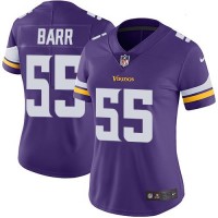 Nike Minnesota Vikings #55 Anthony Barr Purple Team Color Women's Stitched NFL Vapor Untouchable Limited Jersey