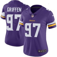 Nike Minnesota Vikings #97 Everson Griffen Purple Team Color Women's Stitched NFL Vapor Untouchable Limited Jersey